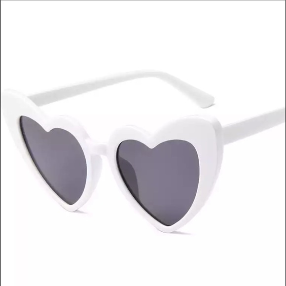 White Heart Sunglasses